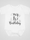 My First Birthday Baby Bodysuit - Sassy Infant Outfit - Image 7
