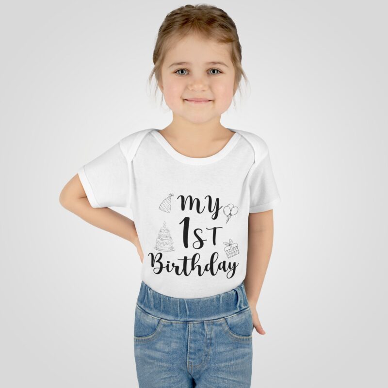 My First Birthday Baby Bodysuit - Sassy Infant Outfit - Image 5