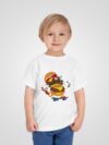 Skateboard Burger Buddy Toddler Tee - Fun T-Shirt for Kids - Image 5
