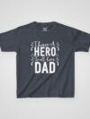 Kids Heavy Cotton™ T-Shirt – 'Hero Dad' Fun Graphic Tee - Image 15