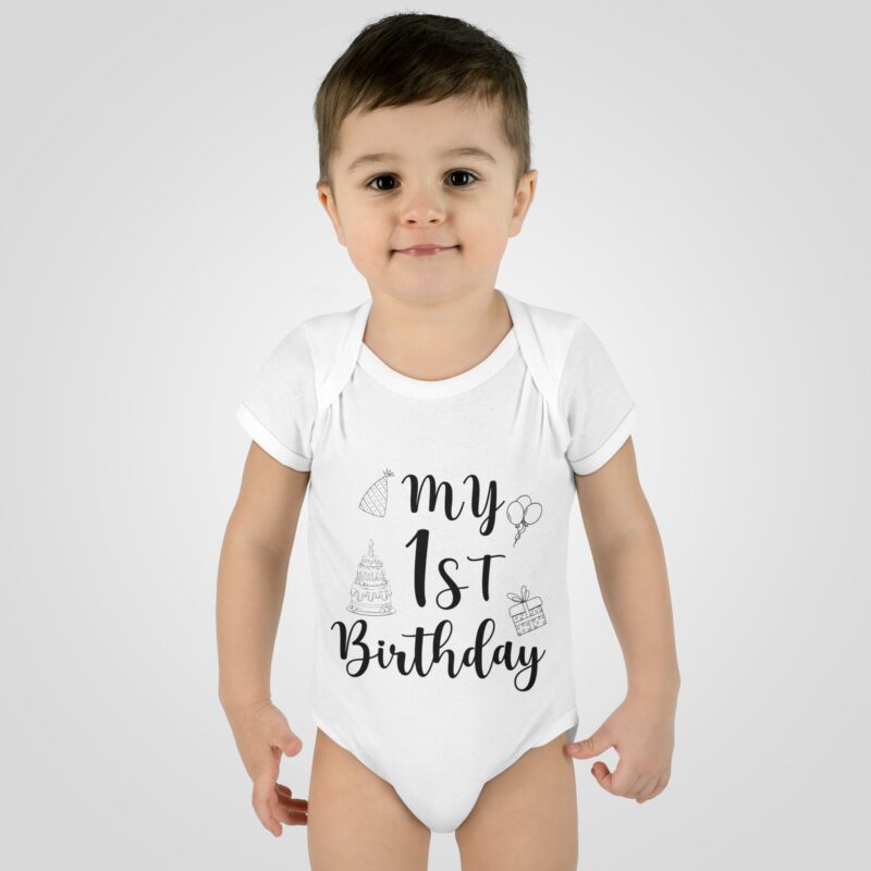 My First Birthday Baby Bodysuit - Sassy Infant Outfit - Image 6