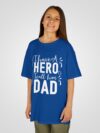 Kids Heavy Cotton™ T-Shirt – 'Hero Dad' Fun Graphic Tee - Image 9