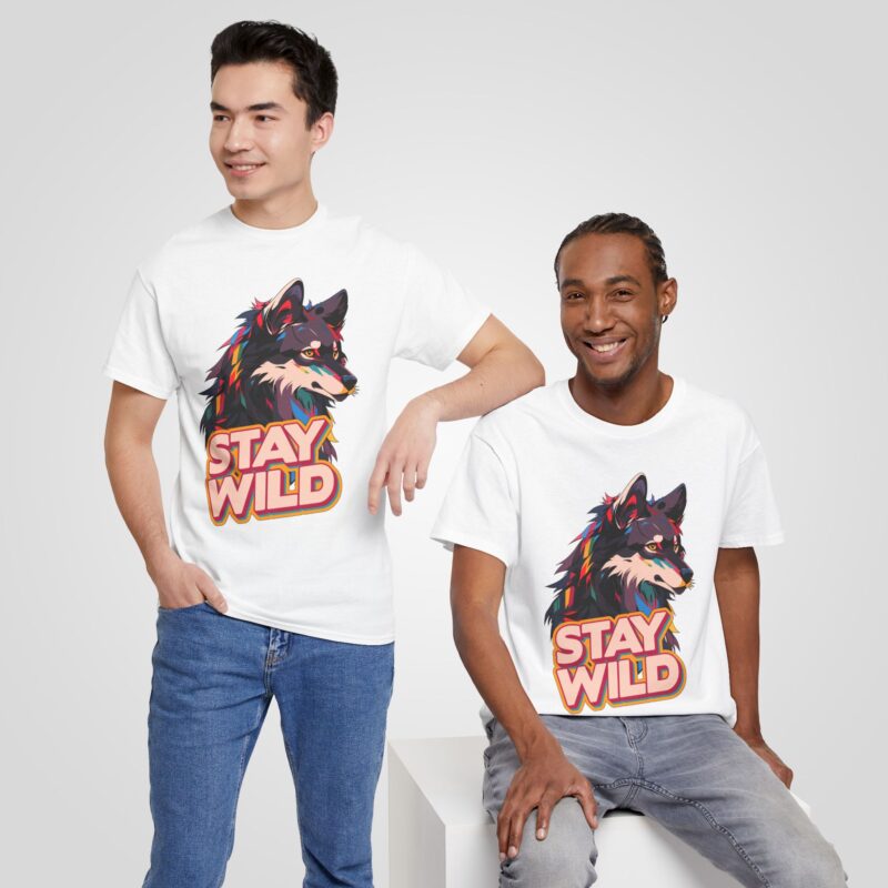 Stay Wild T-Shirt for Men - Image 9