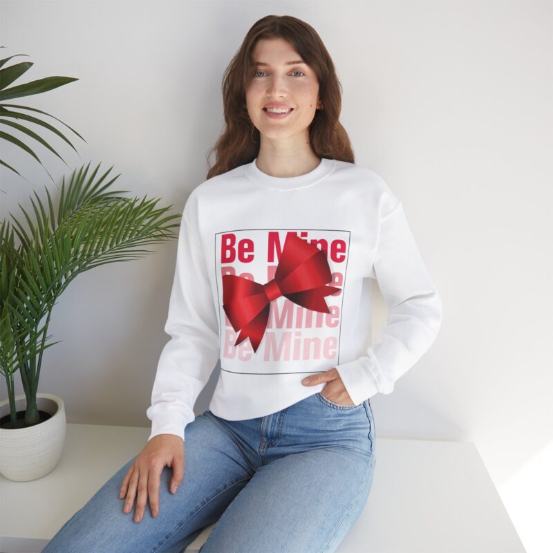 Be Mine – Women’s Heavy Blend™ Crewneck Sweatshirt - Image 5