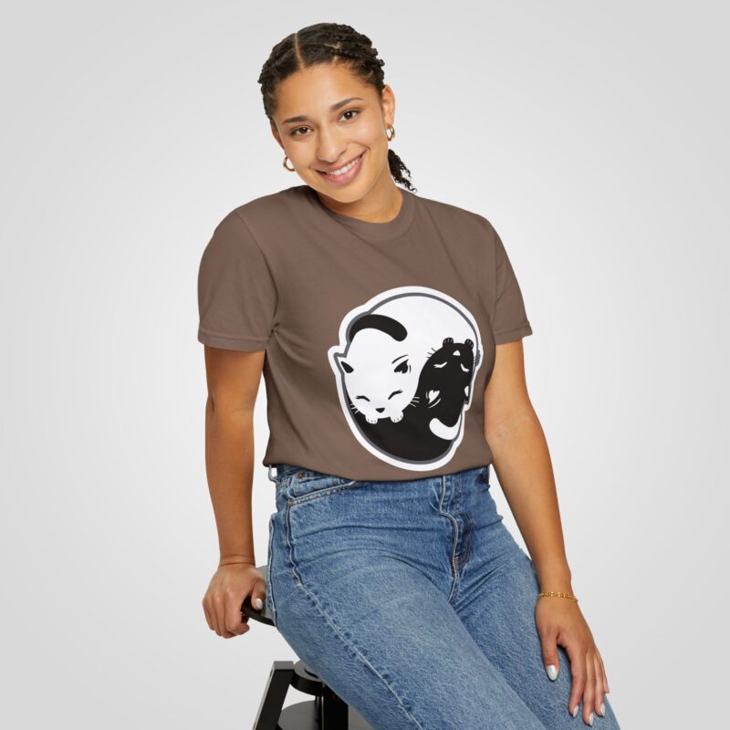 Cats Love – Women’s Dyed T-Shirt - Image 5