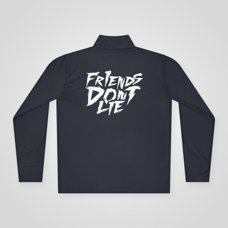 Women Quarter-Zip Pullover - Friends Don't Lie - Image 2