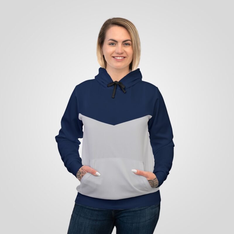 Modern Chevron - Full Print Hoodie for Women