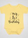 My First Birthday Baby Bodysuit - Sassy Infant Outfit - Image 3