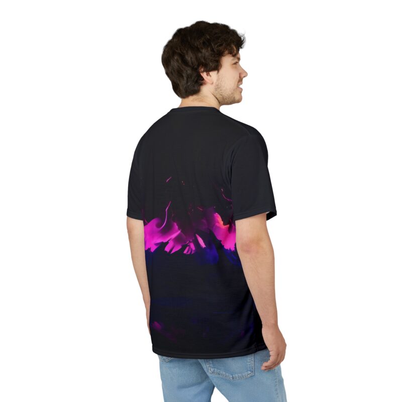 The Cosmic Wolf – Men’s 3D Print T-Shirt - Image 2