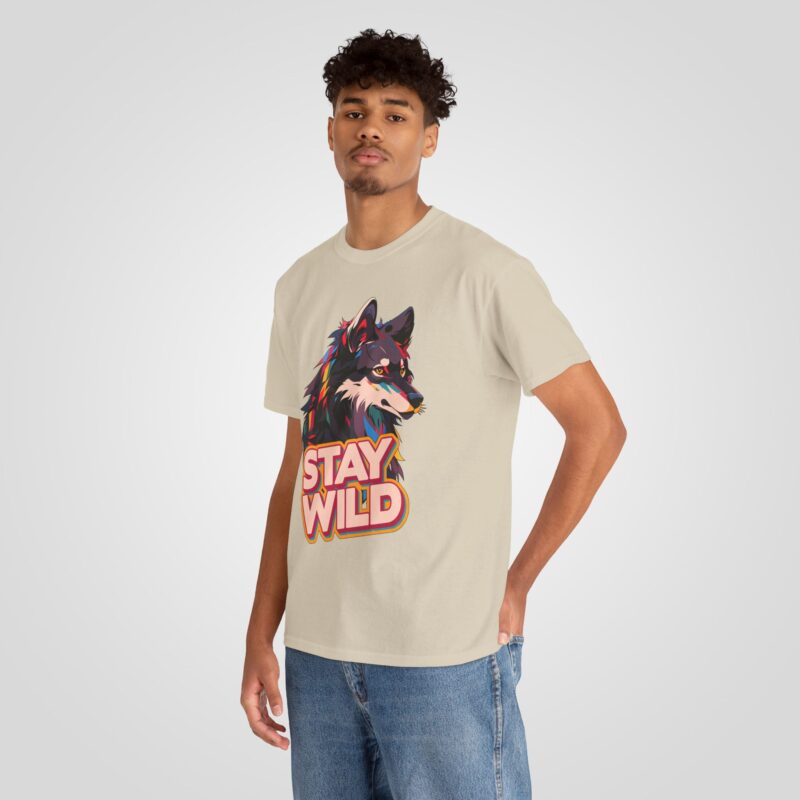 Stay Wild T-Shirt for Men - Image 13