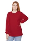 Patriotic Long Sleeve T-Shirt for Women - Mad Cat - Image 14