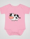 Cute Cow Baby Bodysuit - Sassy Infant Outfit - Image 3