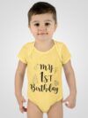 My First Birthday Baby Bodysuit - Sassy Infant Outfit - Image 2
