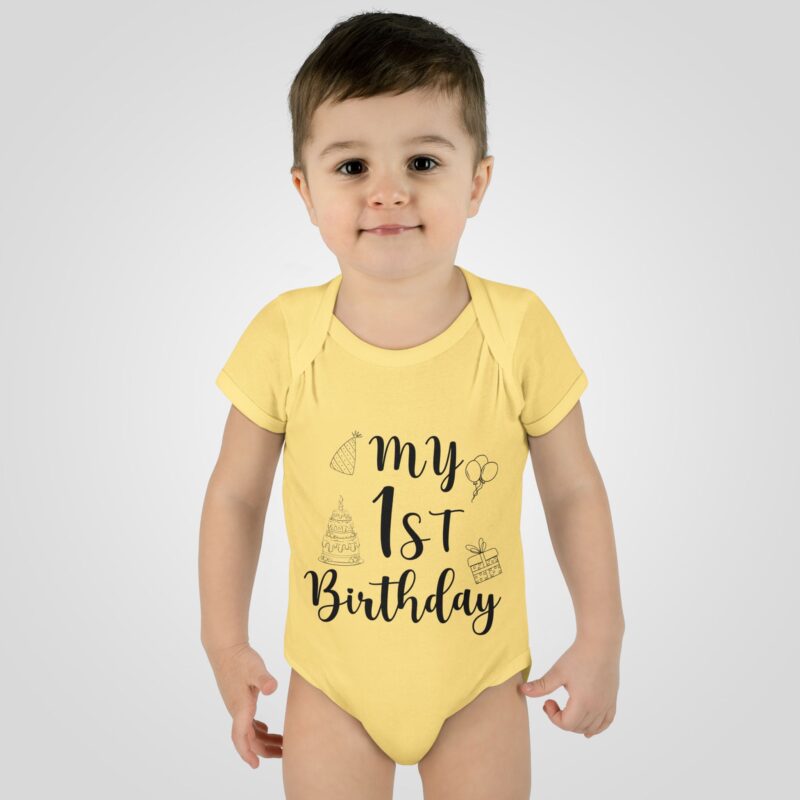 My First Birthday Baby Bodysuit - Sassy Infant Outfit - Image 2