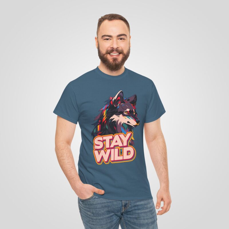 Stay Wild T-Shirt for Men - Image 5