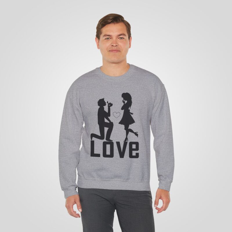 My Love Men Heavy Blend™ Crewneck Sweatshirt