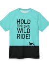 Hold On Tight It's A Wild Ride! – Men’s Full Print T-Shirt - Image 3