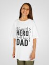 Kids Heavy Cotton™ T-Shirt – 'Hero Dad' Fun Graphic Tee - Image 5