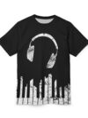 Let The Music Build The Sound Track of You Life – Women’s Full Print T-Shirt - Image 6