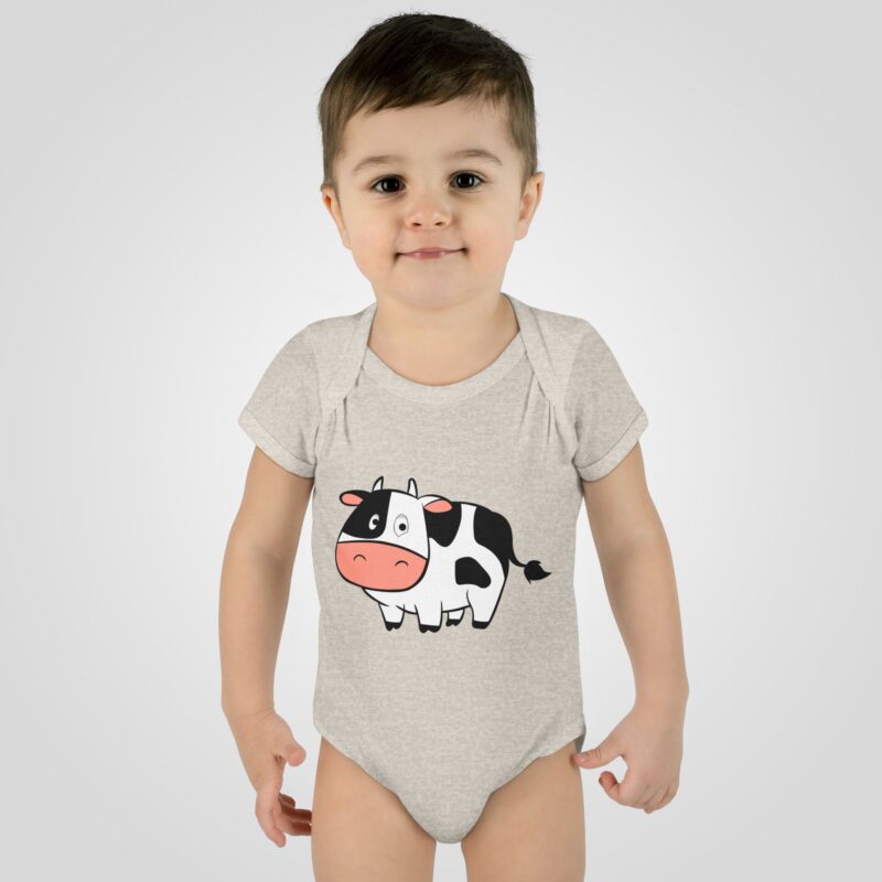Cute Cow Baby Bodysuit - Sassy Infant Outfit - Image 6