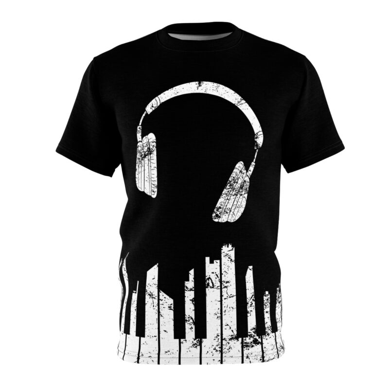 Let The Music Build The Sound Track of You Life – Women’s Full Print T-Shirt - Image 3