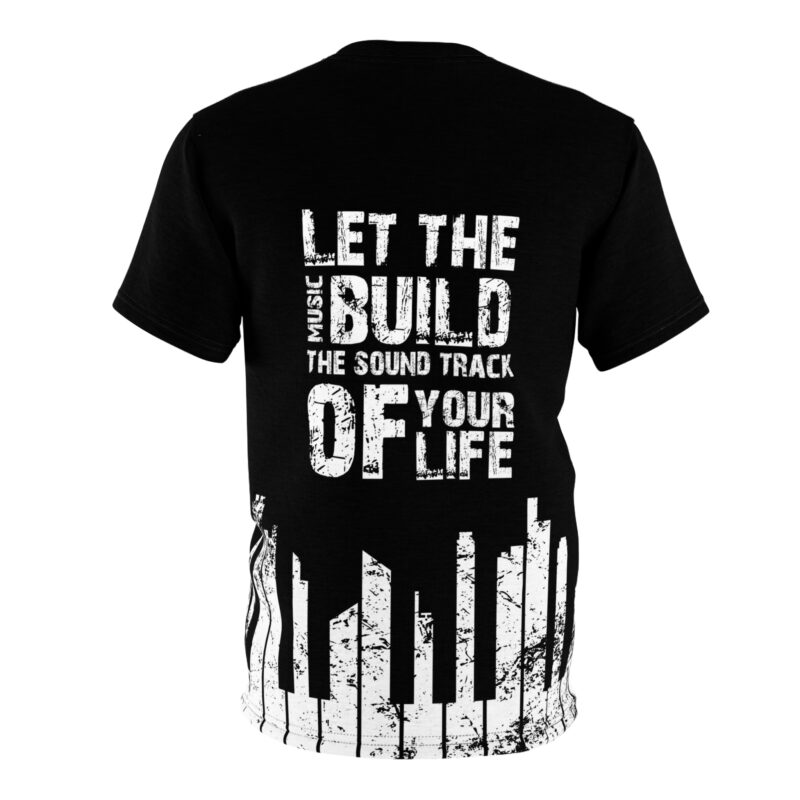 Let The Music Build The Sound Track of You Life – Women’s Full Print T-Shirt - Image 4