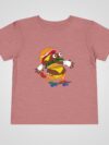 Skateboard Burger Buddy Toddler Tee - Fun T-Shirt for Kids - Image 10