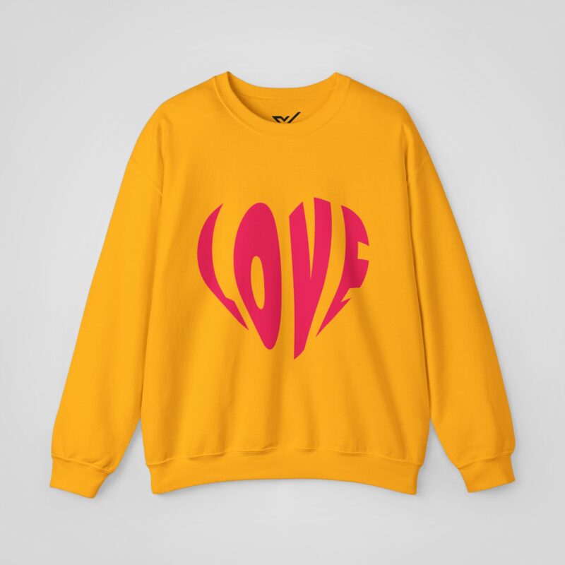 Love Heart – Women’s Heavy Blend™ Crewneck Sweatshirt - Image 11