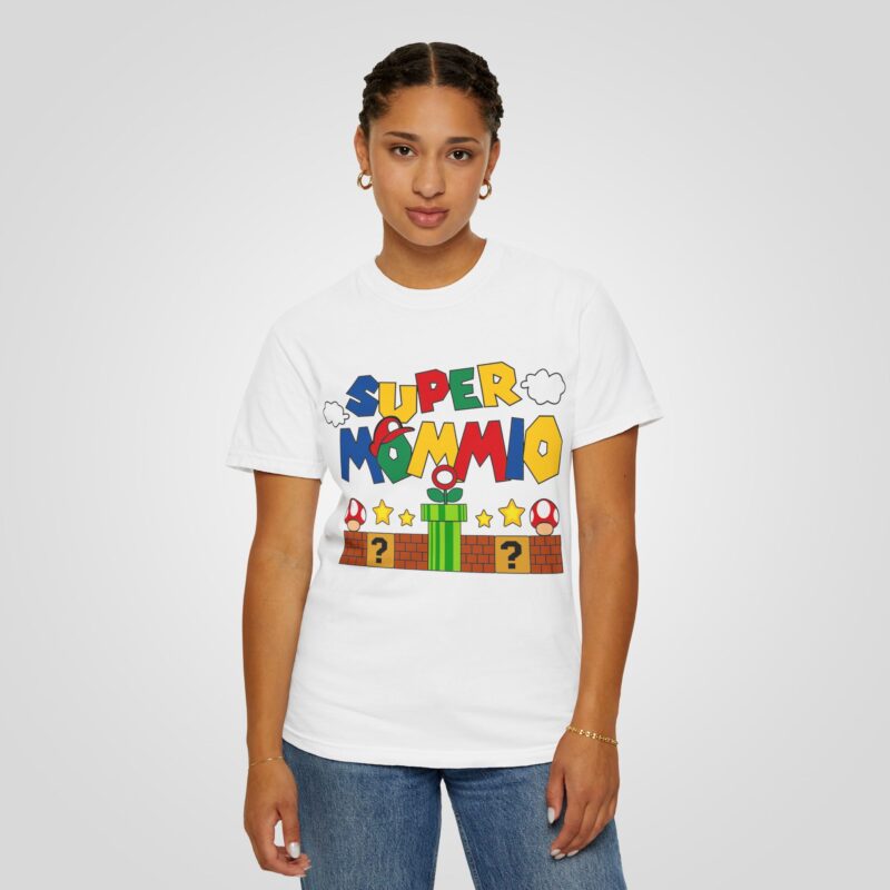 SUPER MOMMIO – Women’s Dyed T-Shirt - Image 5